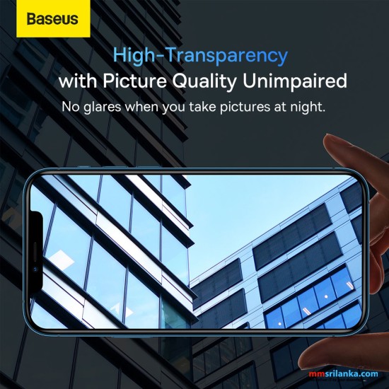 Baseus 14 Pro/14 Pro Lens Film Max Full-coverage 0.3mm Transparent ( 2 Lens Sets)